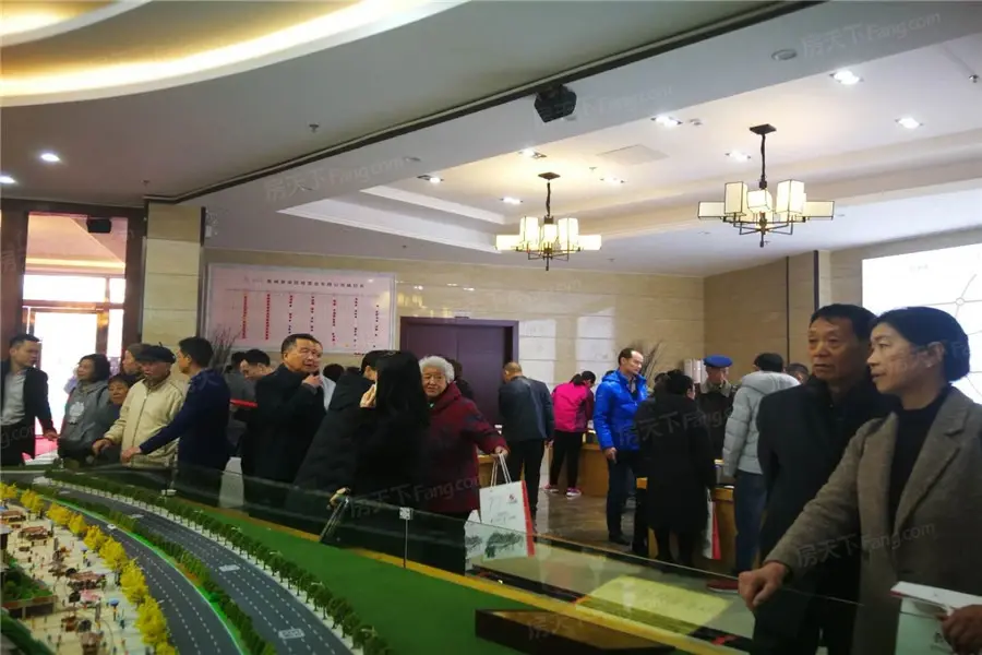 项目现场:网友看房