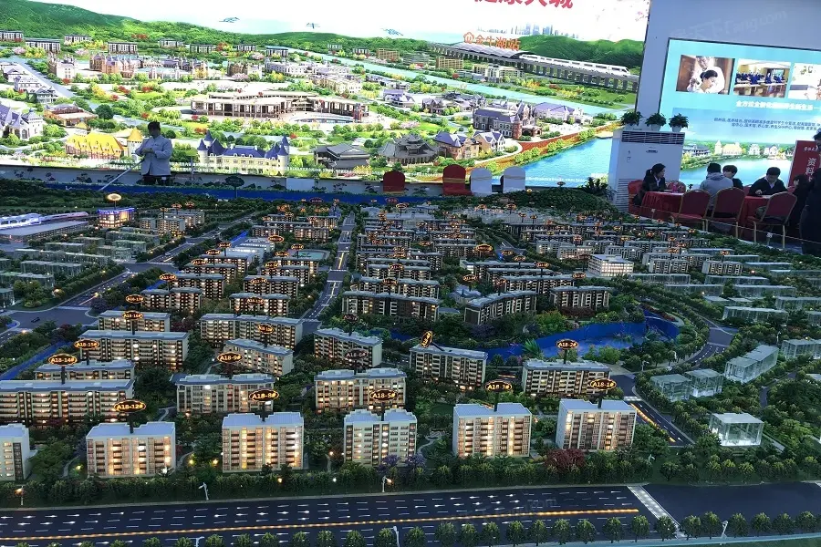 实景图:住宅沙盘图