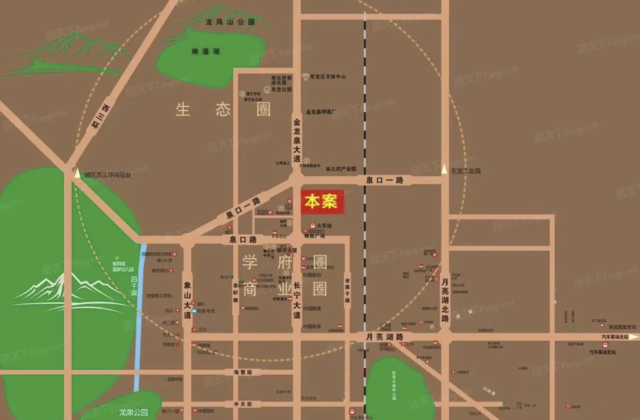 交通图:区位图