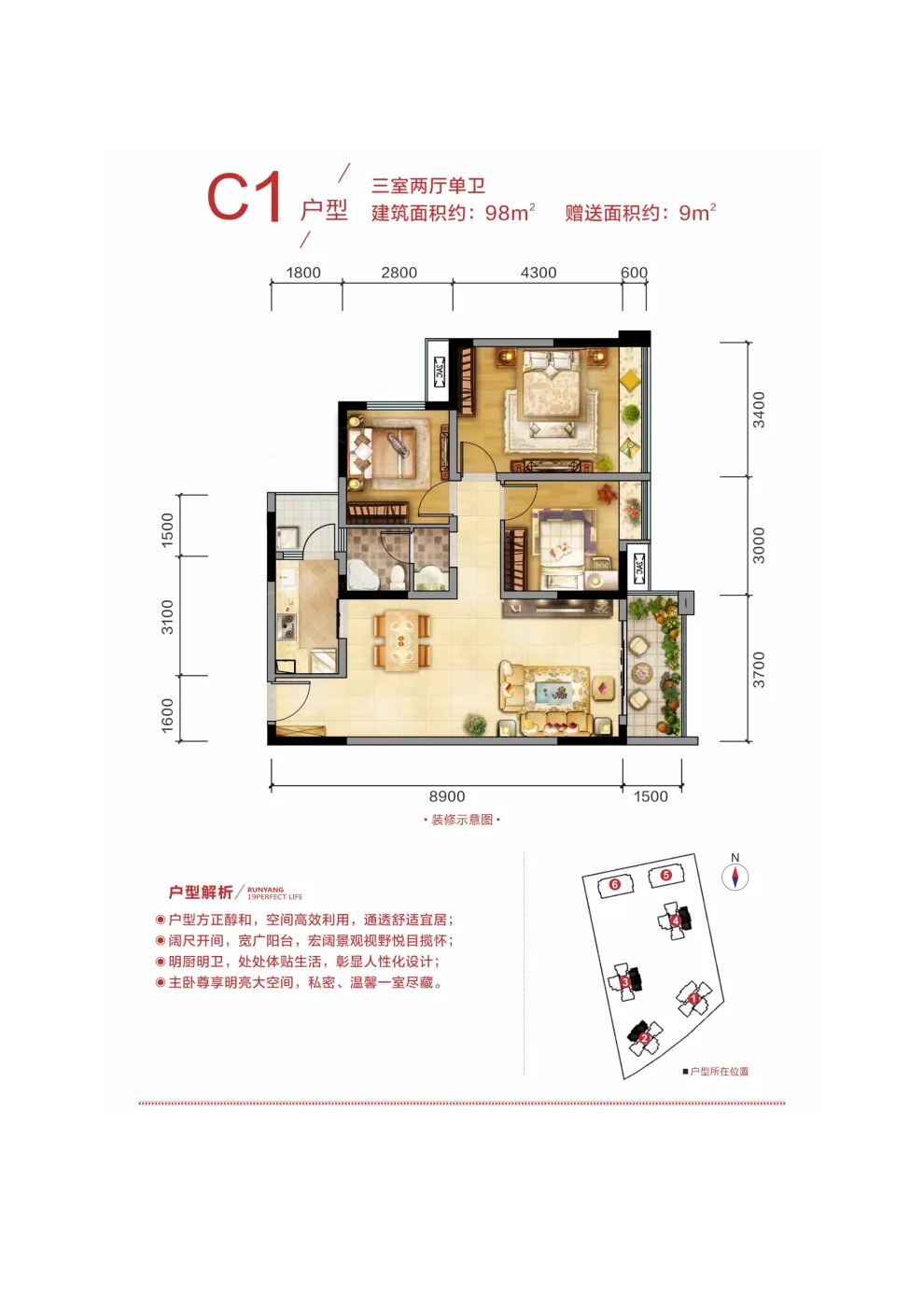 润扬19户型图
