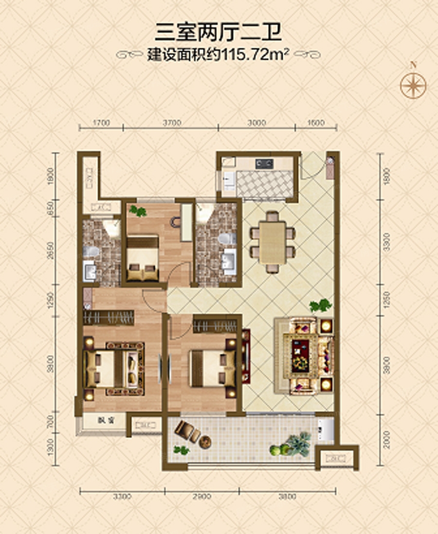 滨江壹号院户型图