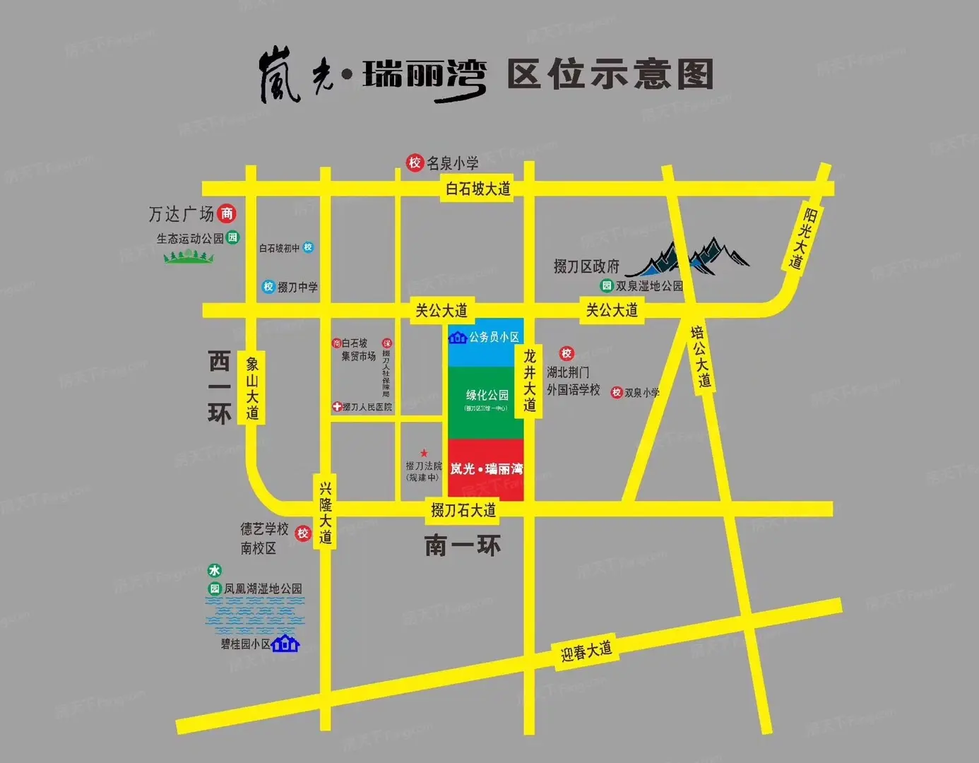 交通图:区位图