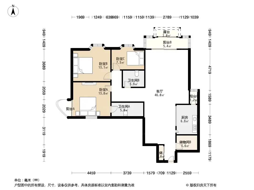 美林花园户型图