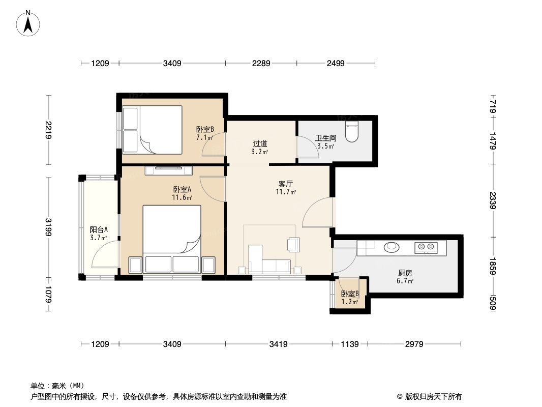 汇锦苑户型图