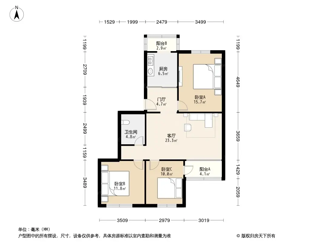 昌盛园一区户型图