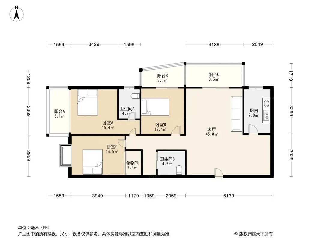 凯景铭座户型图