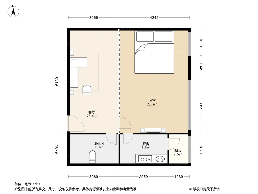 扑满山户型图