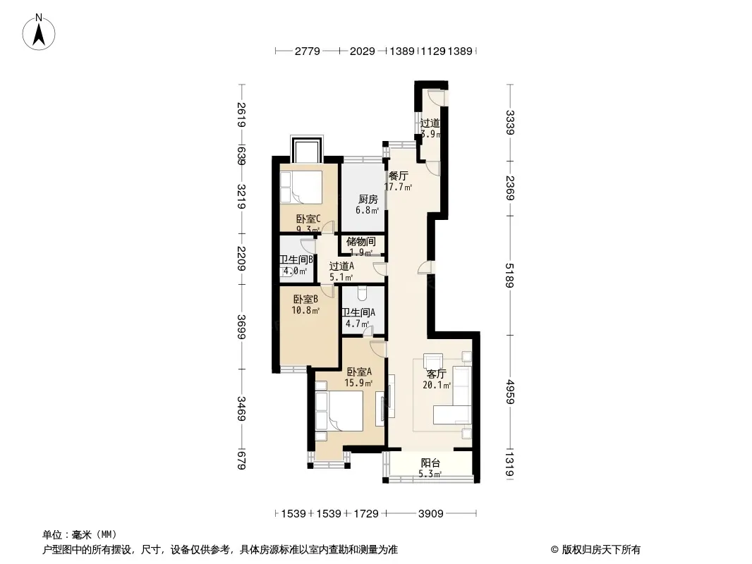 御景山户型图