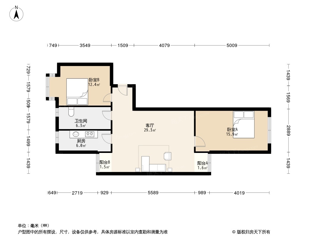 华富丽苑户型图