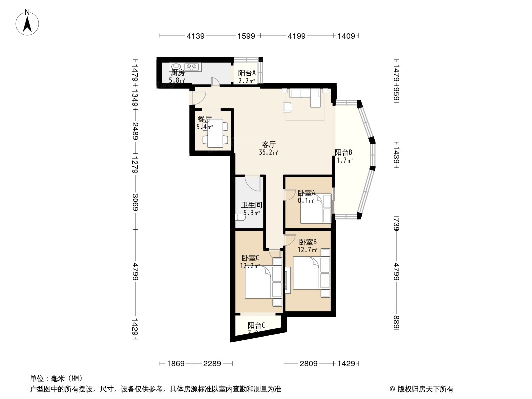 景泰嘉园户型图