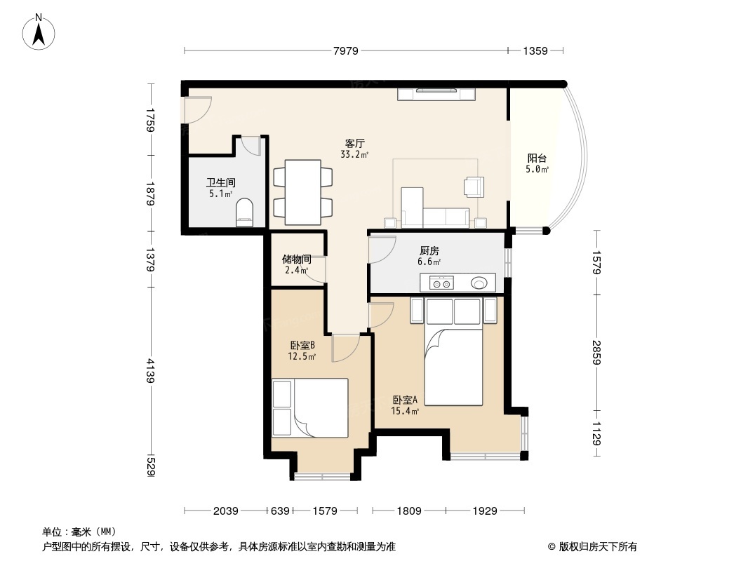 东恒时代一期户型图