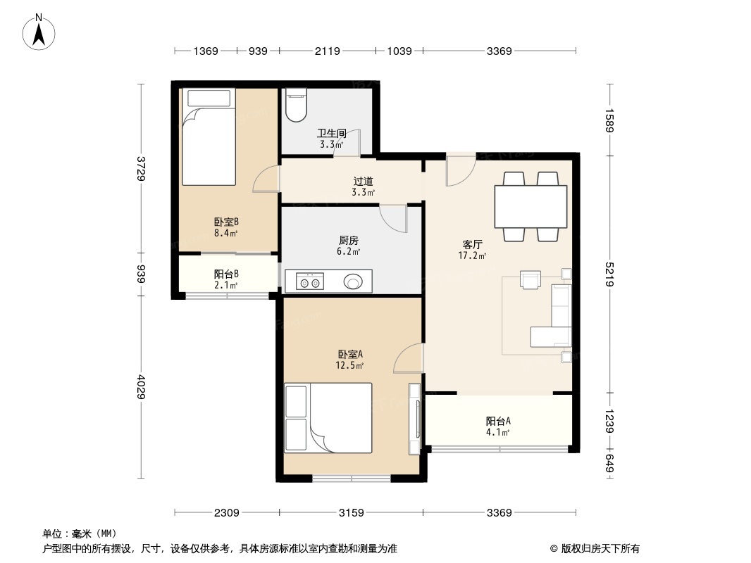 空港吉祥花园户型图