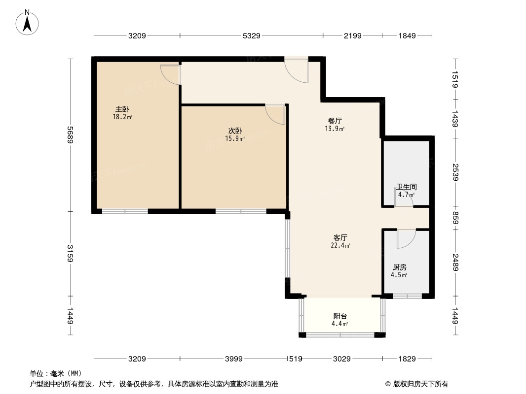 泰华滨河苑户型图