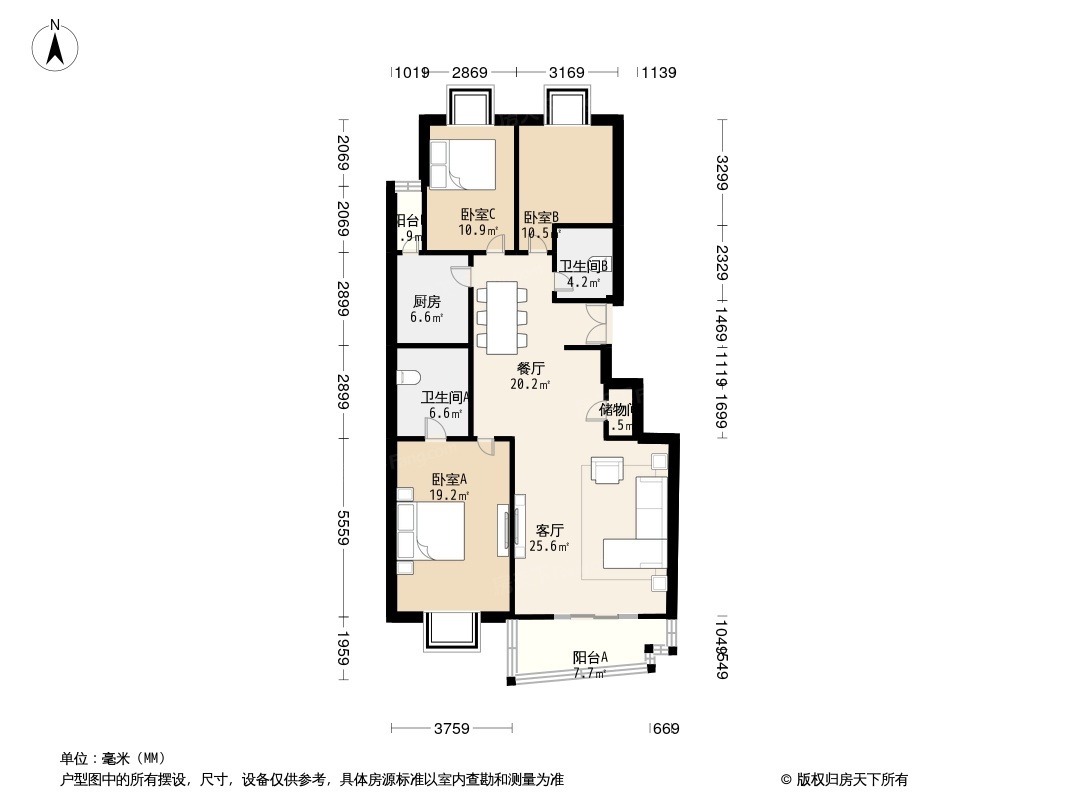 清枫华景园户型图