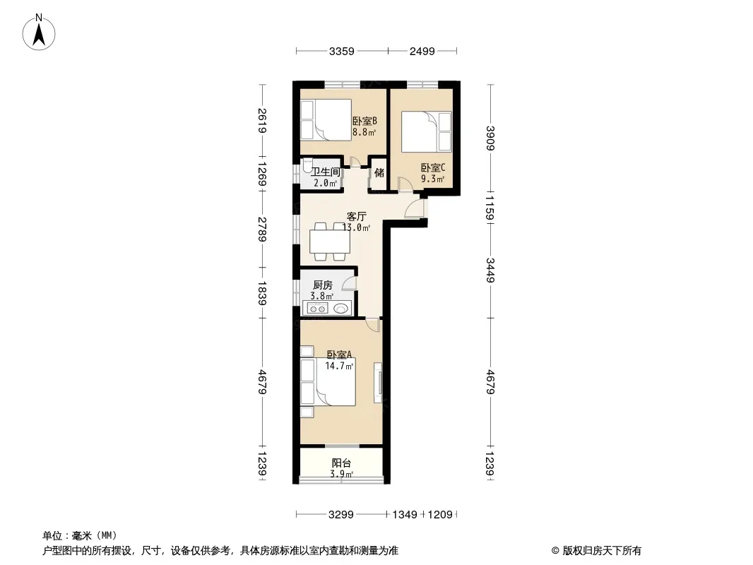 五里店小区户型图
