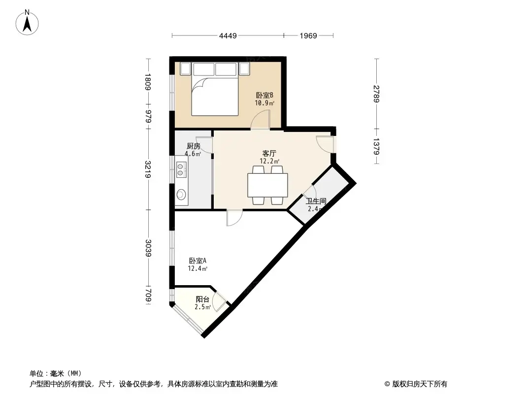 五芳园户型图