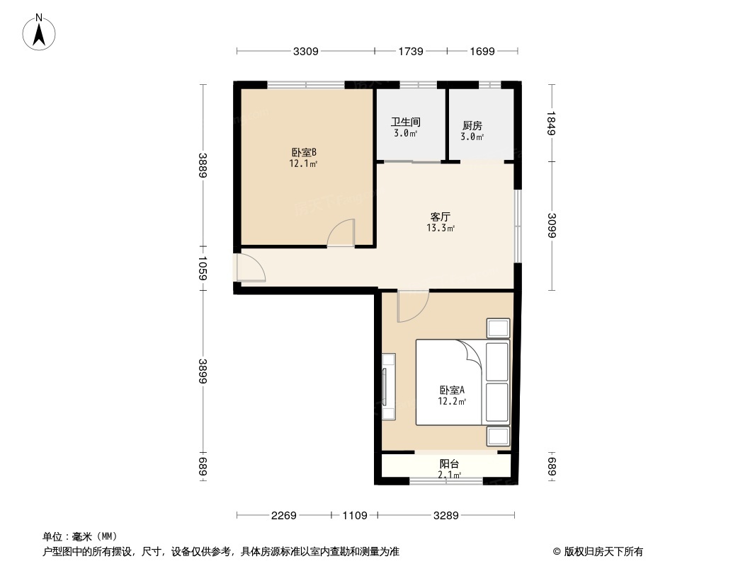 西王庄小区户型图