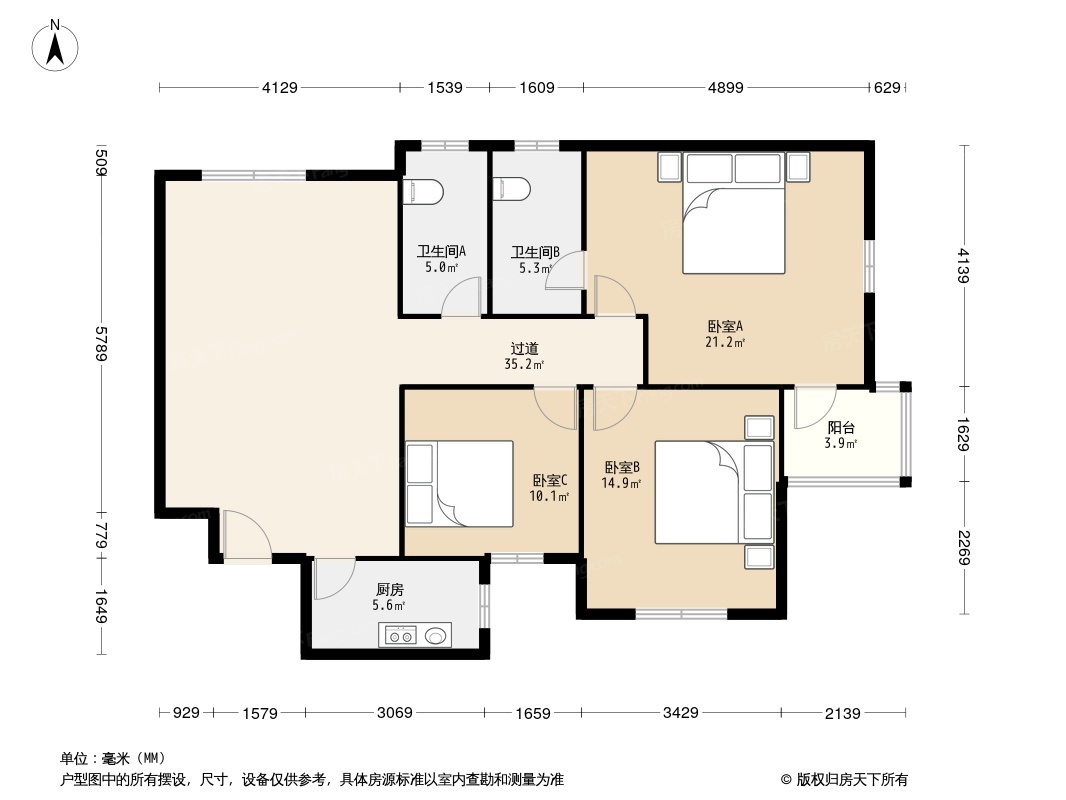 知本时代户型图