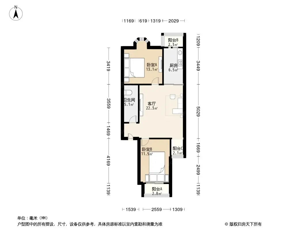 中门寺良实家园户型图