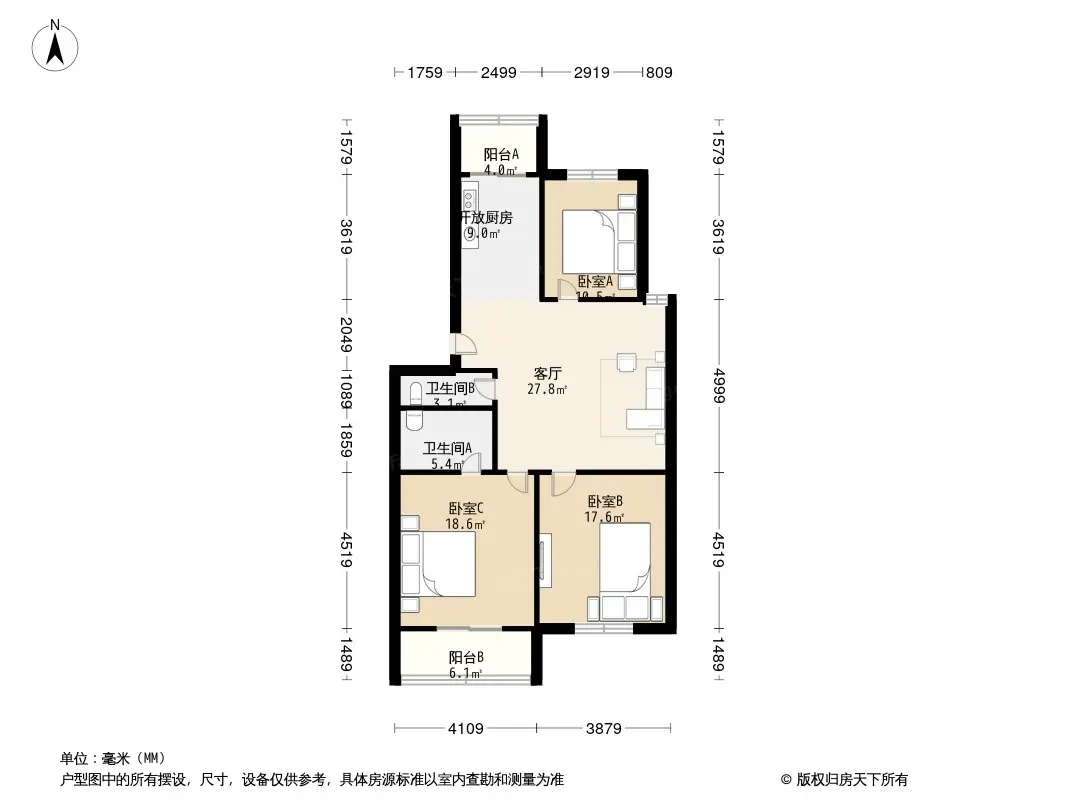 王府街户型图