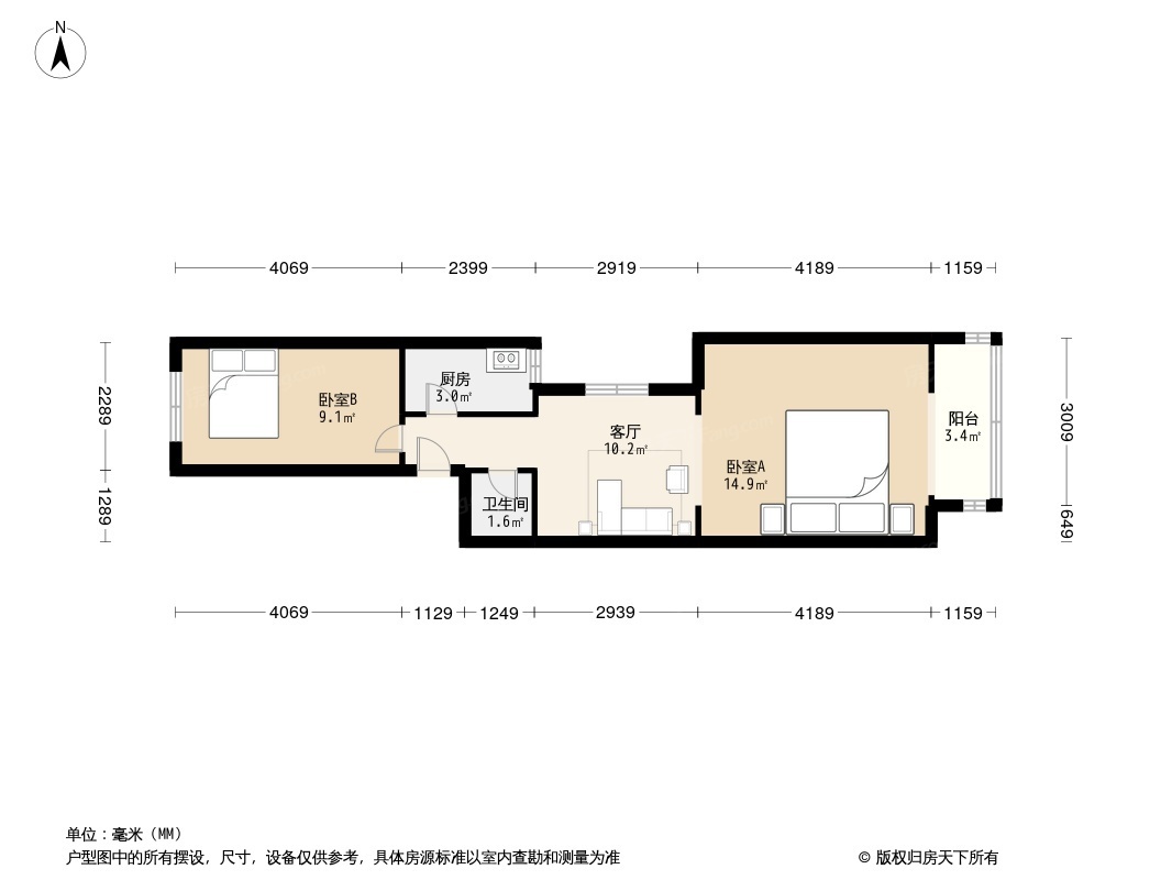 万柳园小区户型图