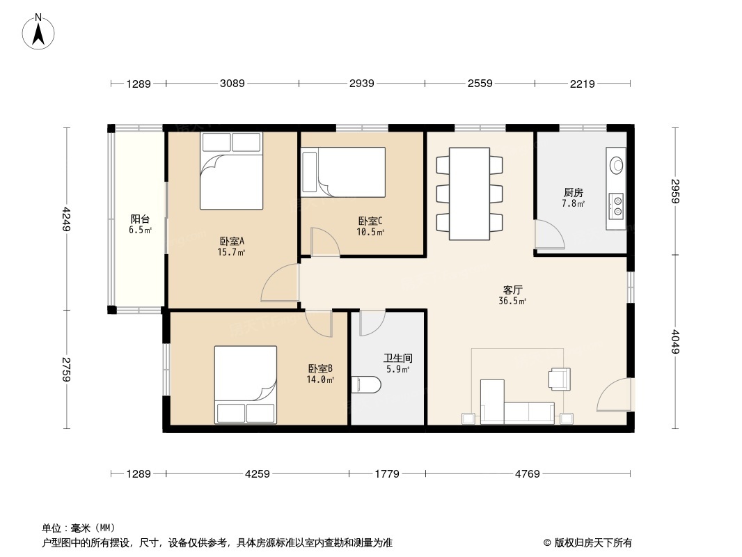 增光路甲51号院户型图