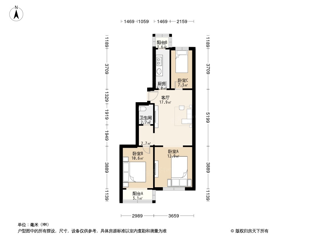 海子角小区户型图