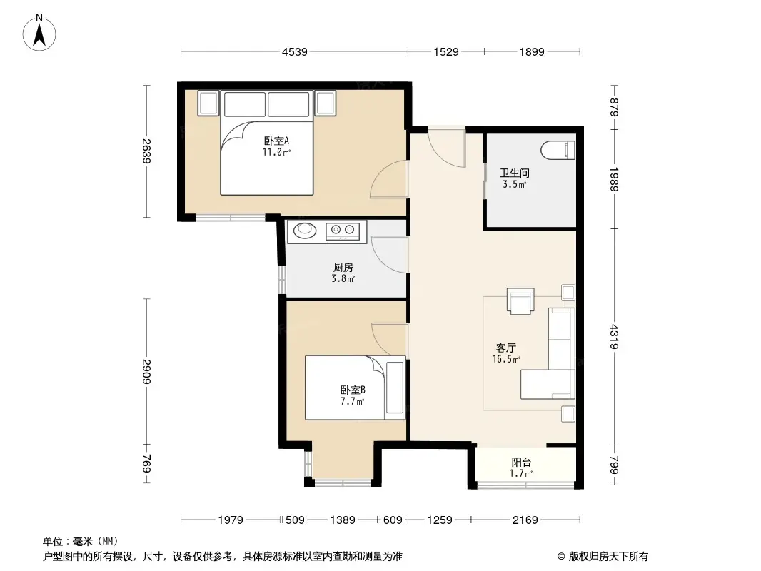 玉桥东里户型图