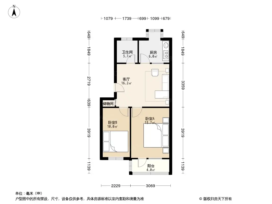 敬贤里户型图