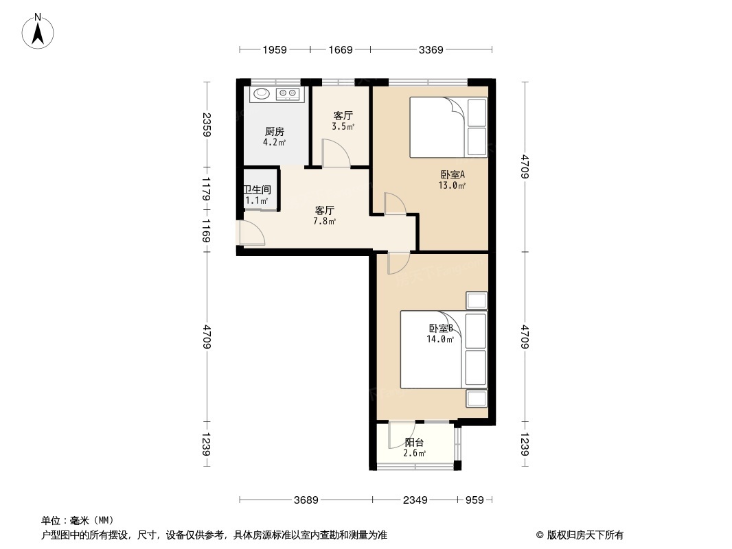 羊坊店居民楼小区户型图