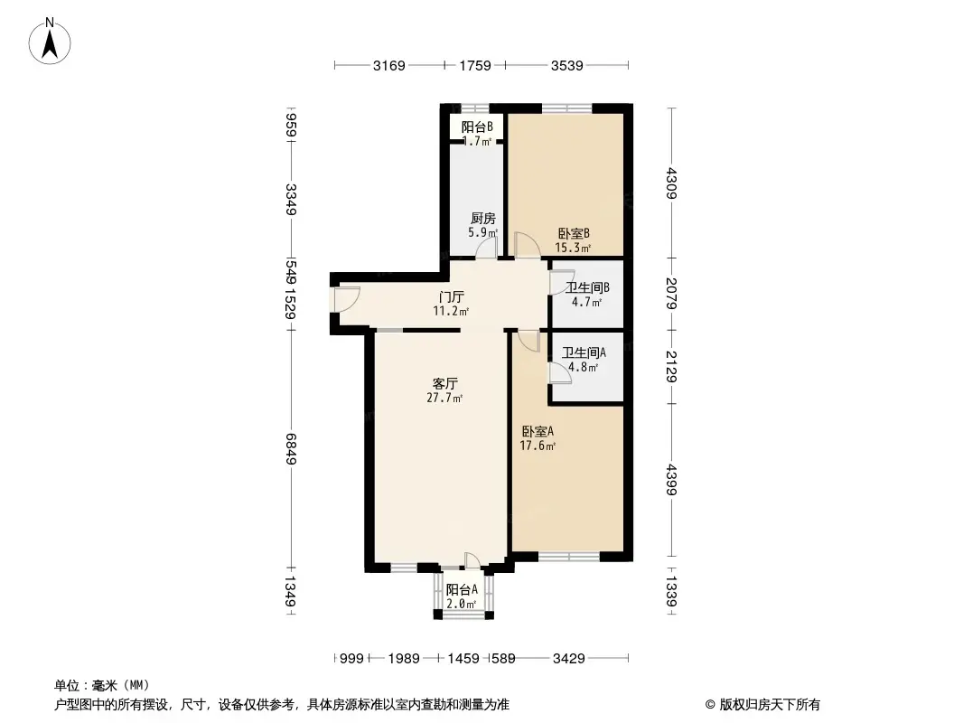 苹果派户型图