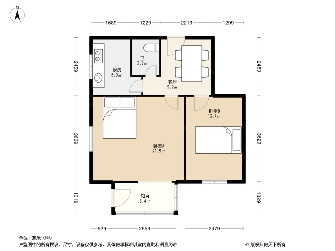 十里堡北区户型图