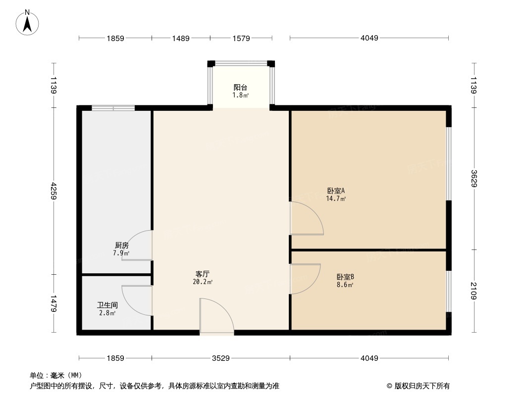 金泰城丽湾户型图