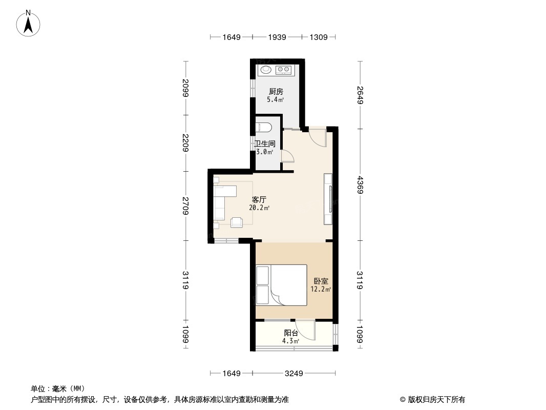 牡丹园西里户型图