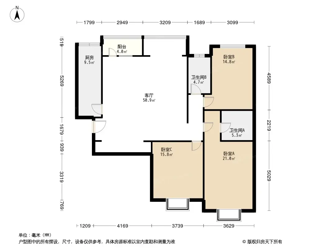 乐成国际户型图