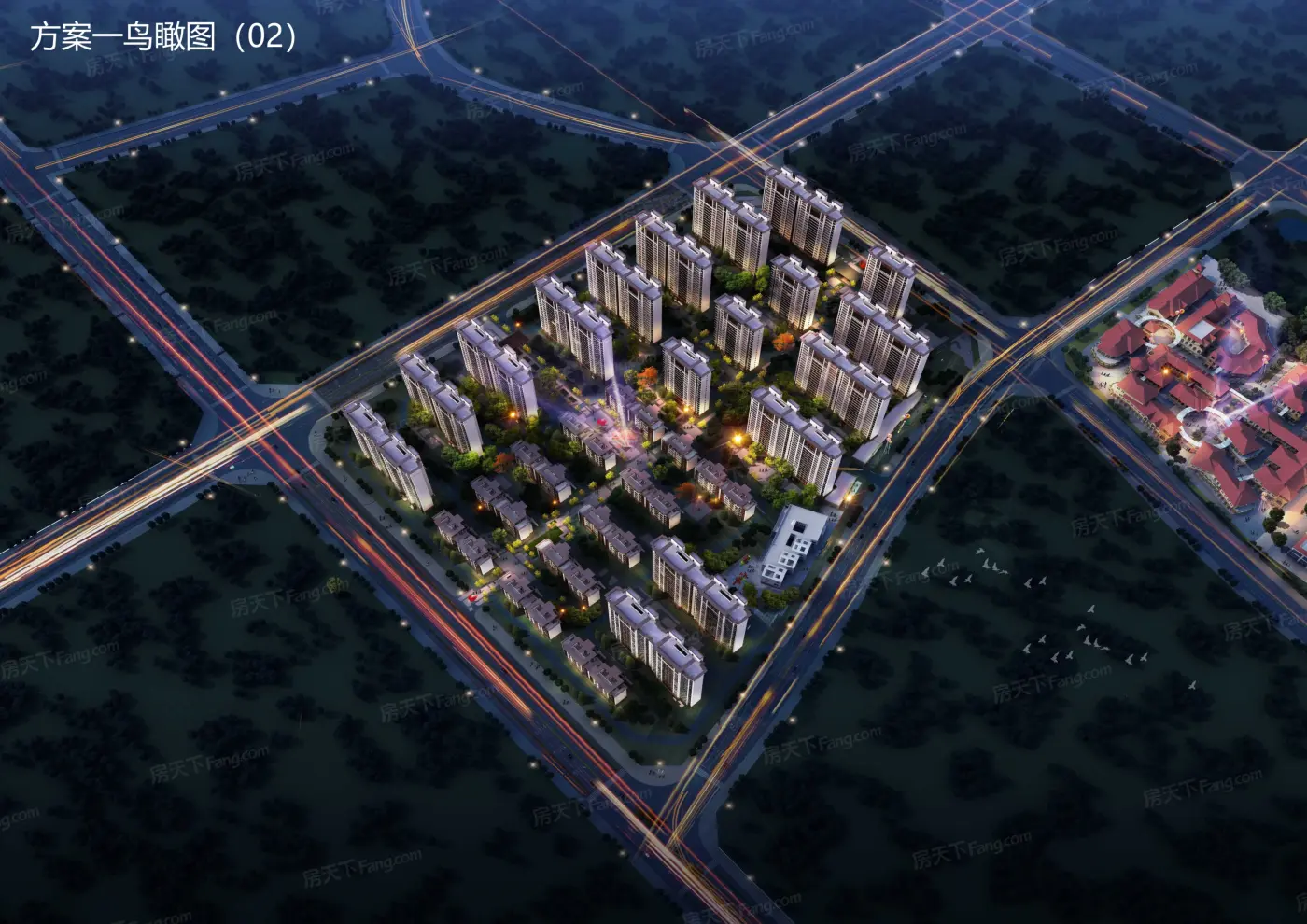 效果图:鸟瞰图