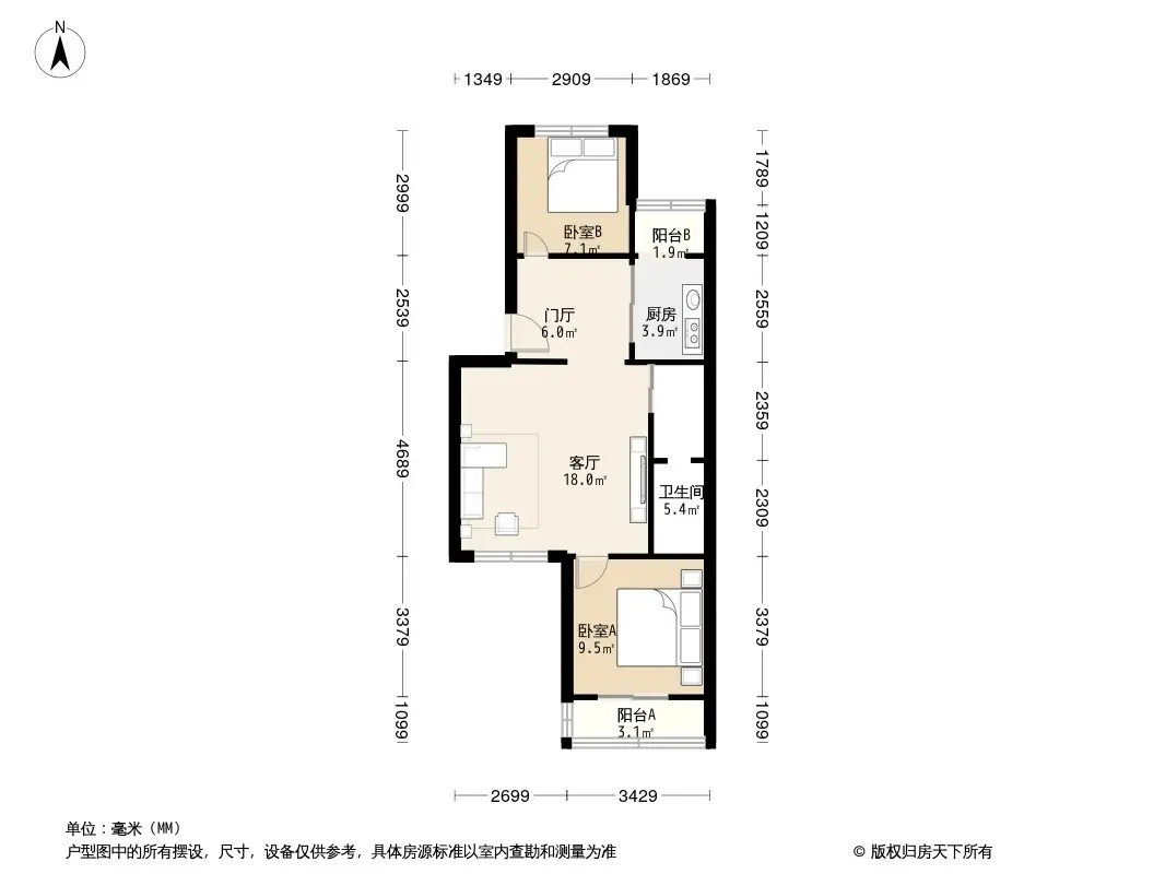 苏庄二里户型图