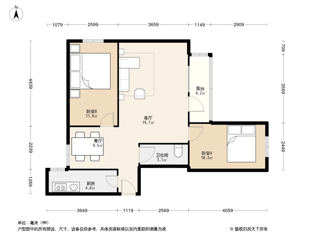 向军南里户型图