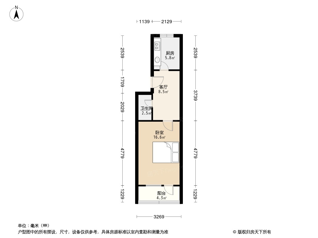 小南庄甲26号院户型图