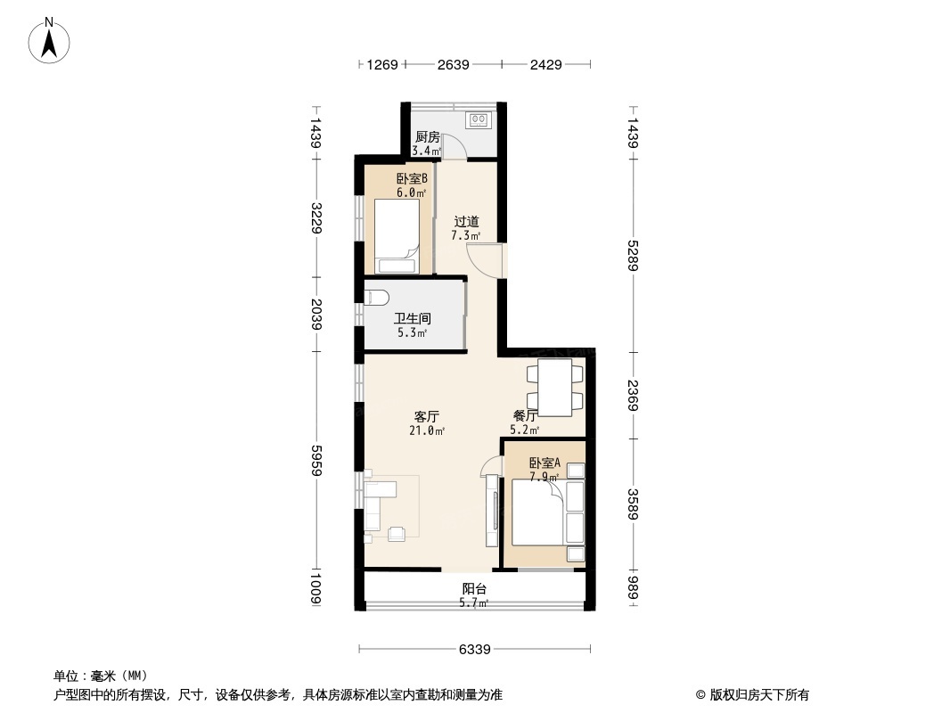 东兴一区户型图