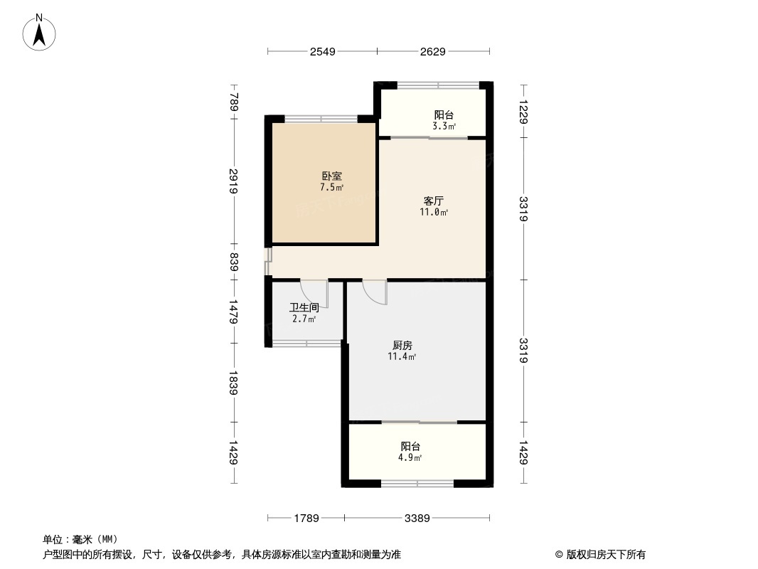 天桥南里户型图