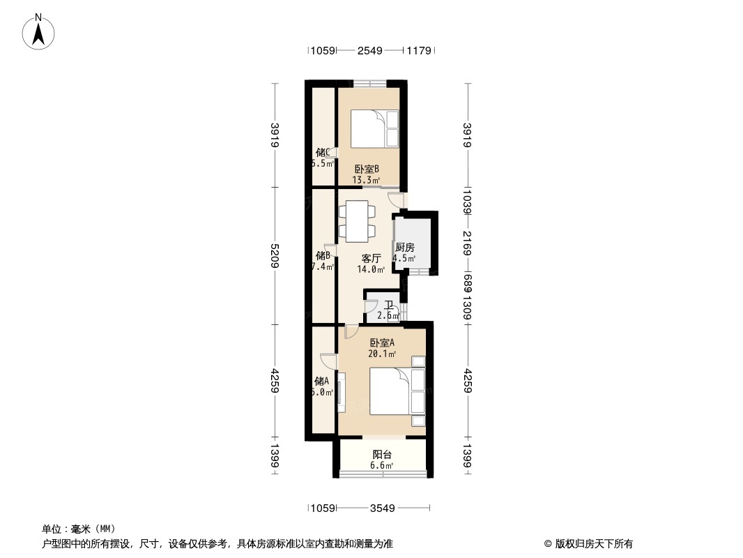 大乘巷胡同户型图