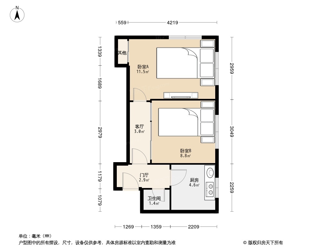 汽北小区户型图