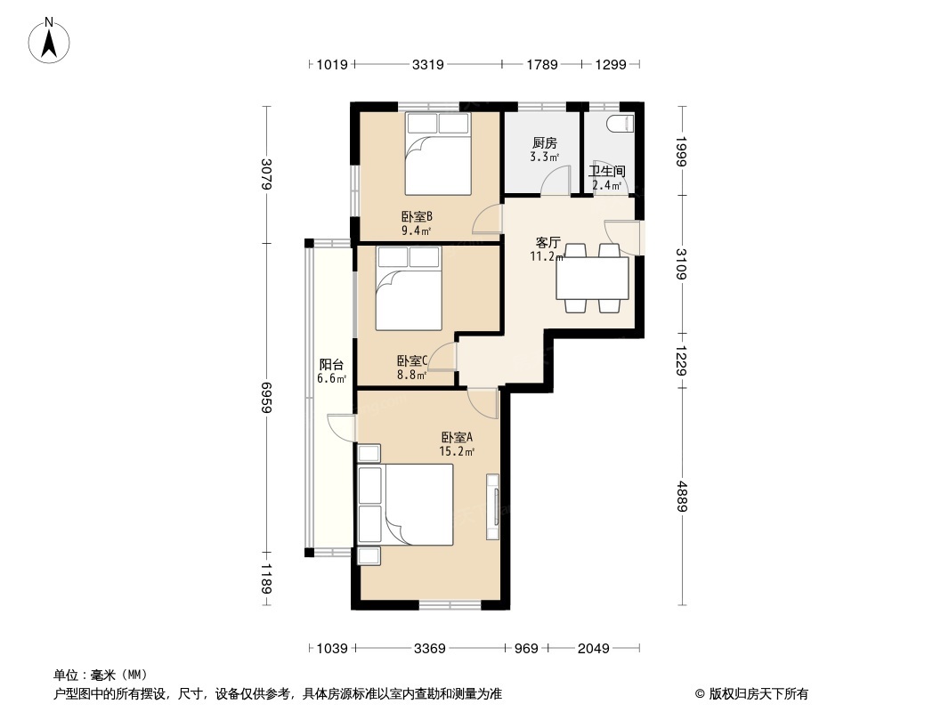 永乐东区户型图