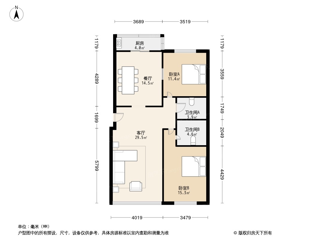 天津河西马场街水映兰庭住宅楼盘出租出售信息_天津_3