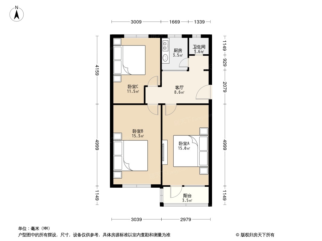 大峪南路小区户型图