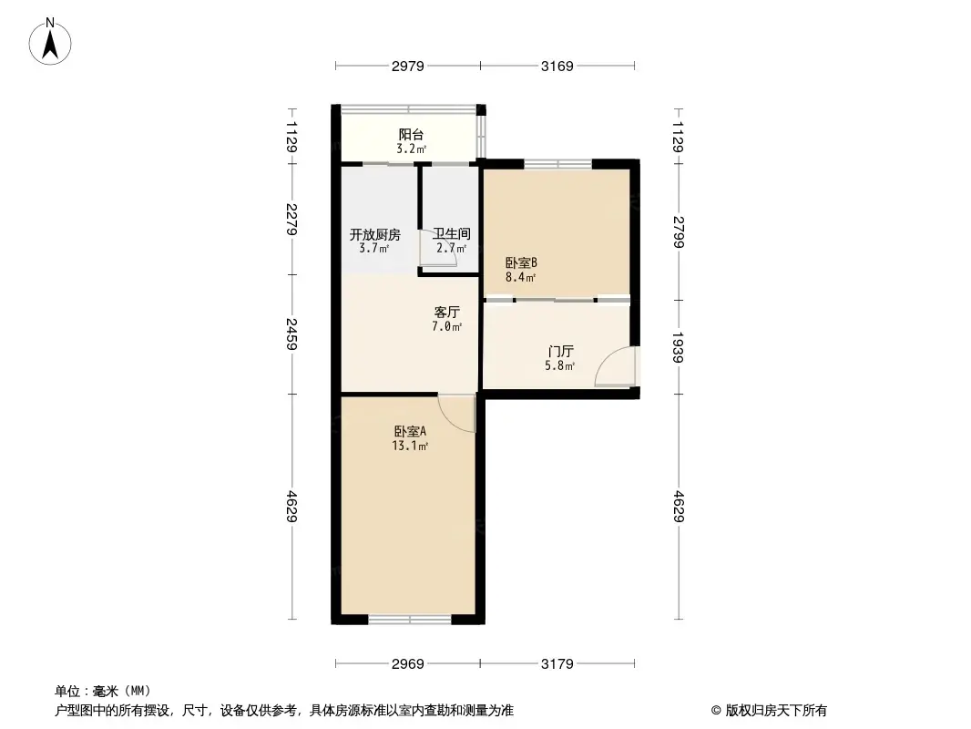 塘沽岷江里户型图