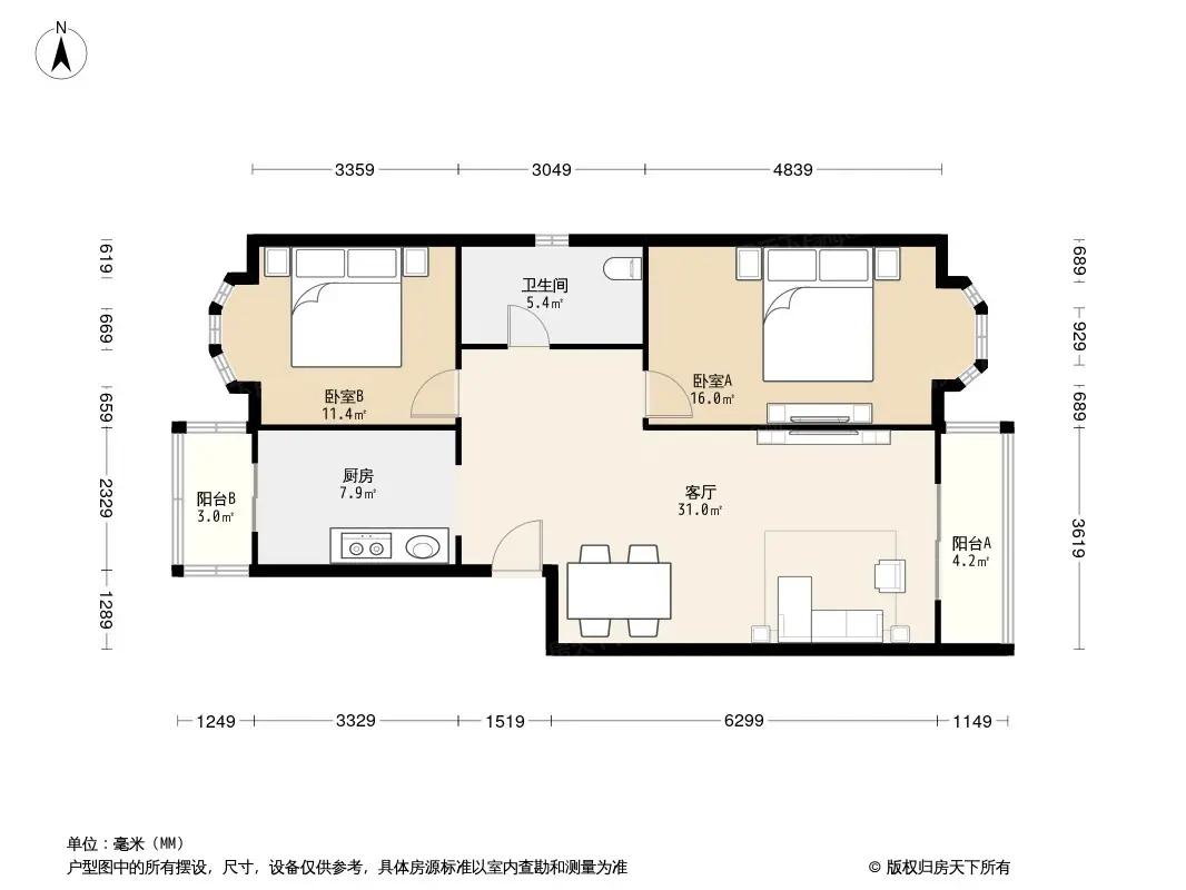 瑜峰园户型图