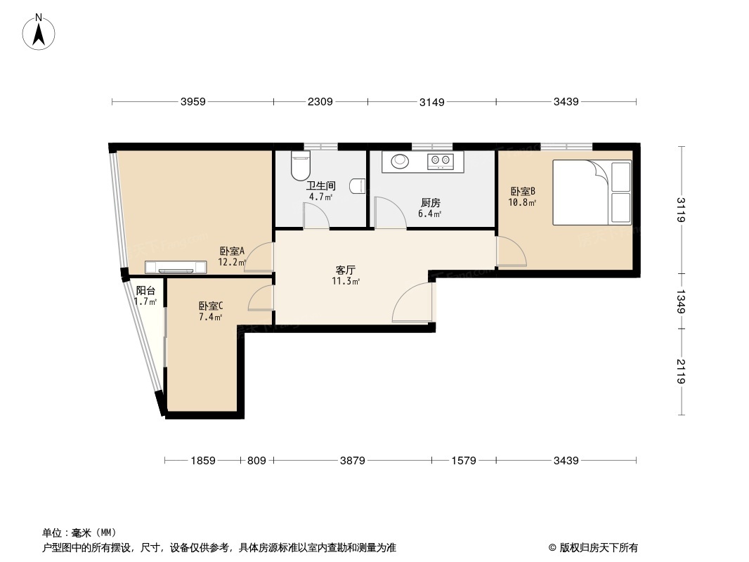 中豪国际大厦户型图