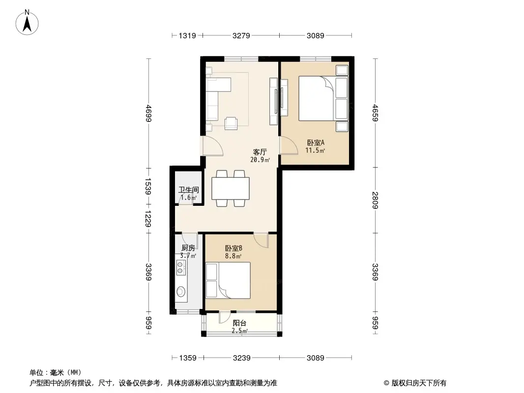 万泉寺南里户型图